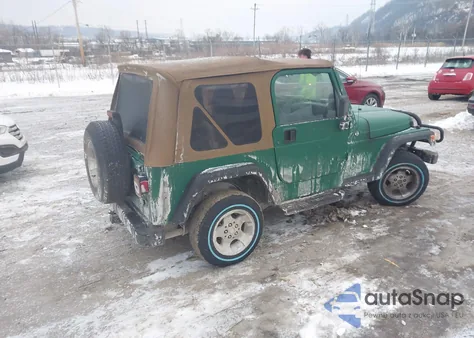 1999 Jeep Wrangler Sport из США, поврежденный, VIN 1J4FY19S2XP496573